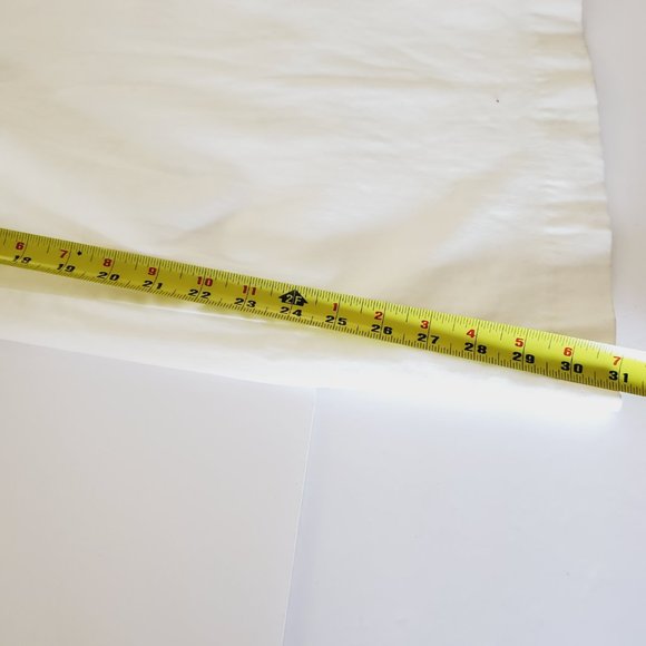 Anthropologie Jumpsuit Chino Wide Leg Tie Waist Modern Scalloped Cream 2 - Picture 11 of 14